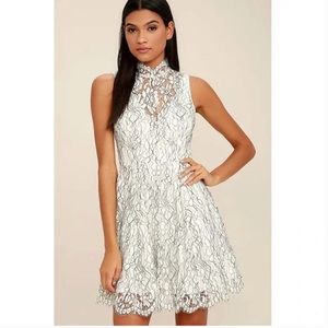 Keepsake the Label Porcelain Lace Dress Ivory